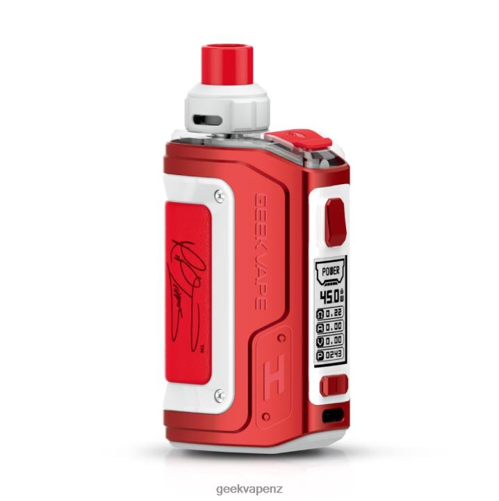 Geek vape store - H45 (Aegis Hero 2) Pod Mod Kit 1400mAh 4ml GeekVape Rte Edition (Red and White) PJ2F98
